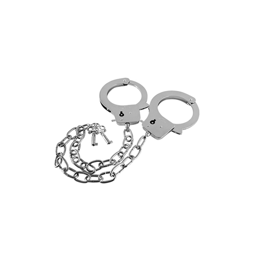 Guilty Pleasure - Metal handcuffs - Lange ketting handboeien